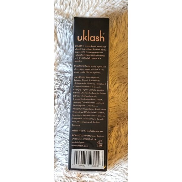 Uklash Eyelash Serum For Longer Thicker & Stronger Lashes 3ml - Picture 2 of 3